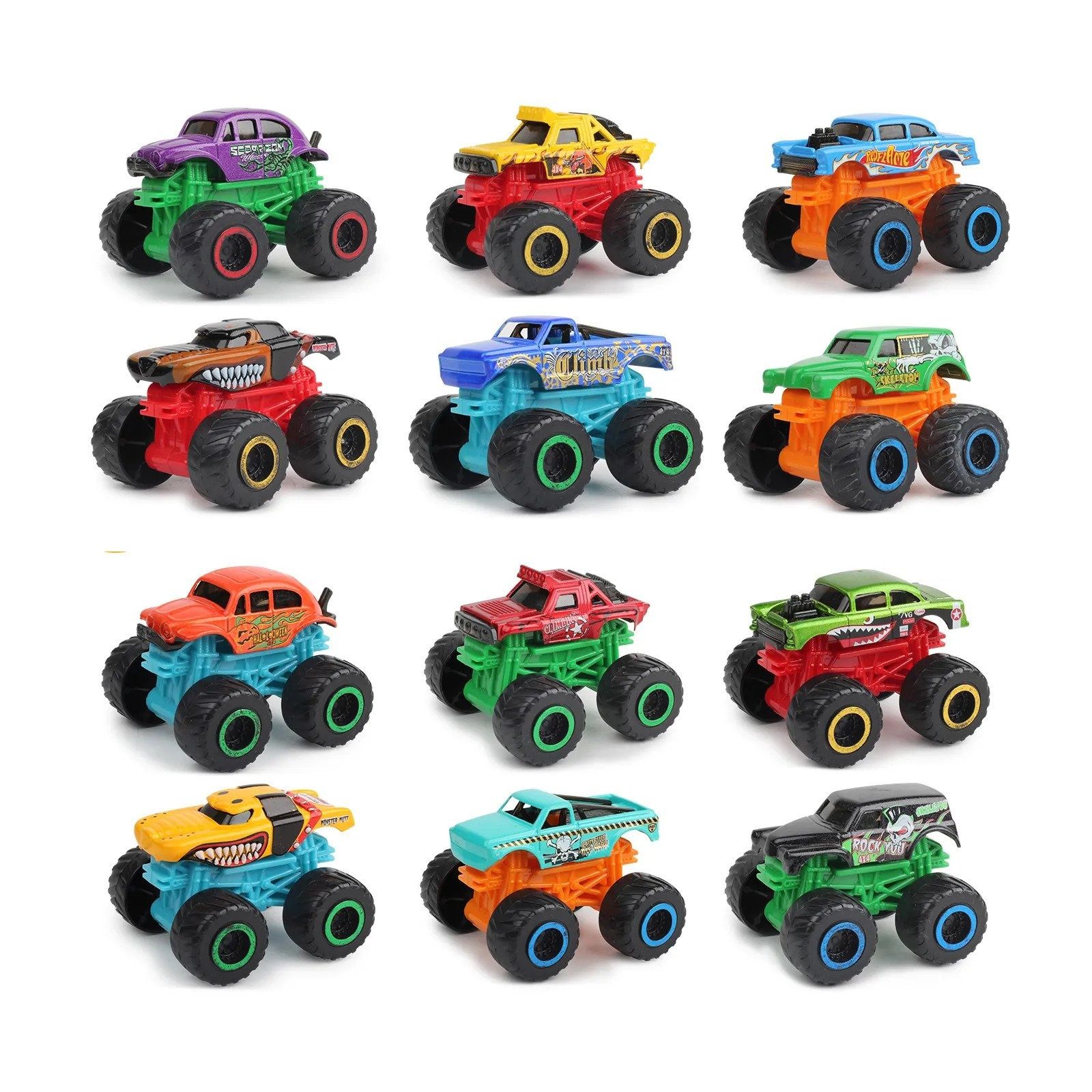 Set 3 buc, Off-road Big Foot Monster Big Wheels