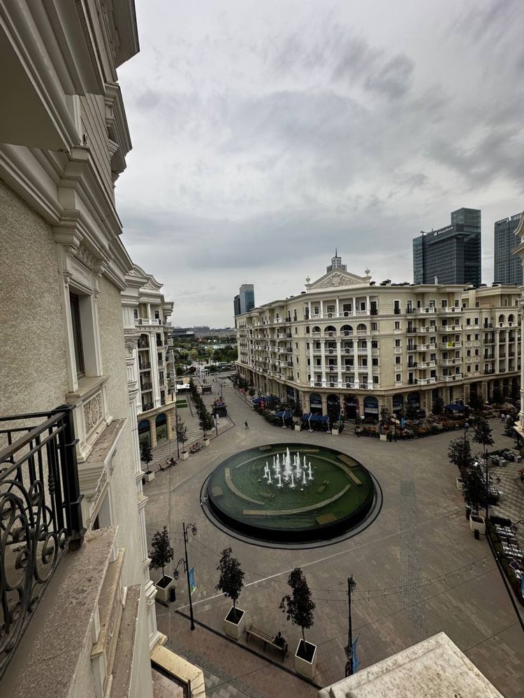 Tashkent City  Boulevard residence  Вид на большой фонтан Милана