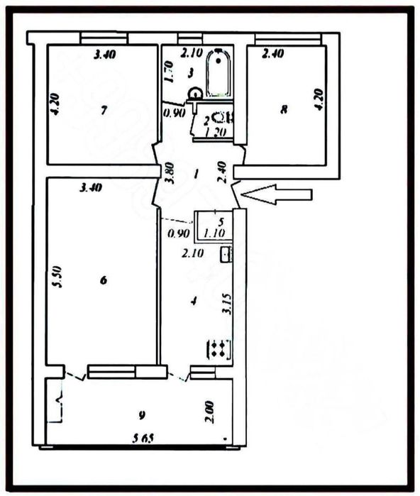 Продаю квартиру рядом с метро