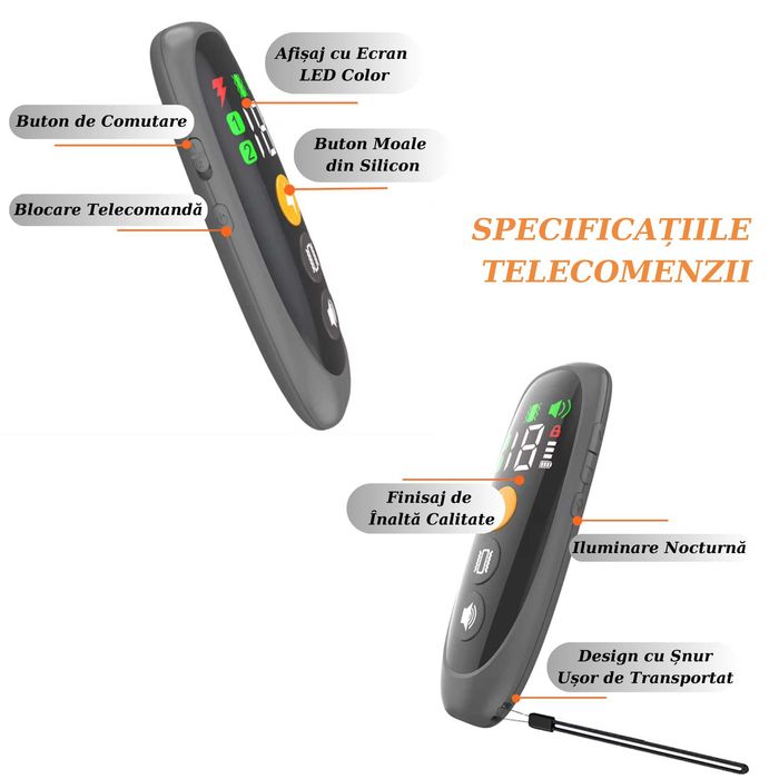 Zgarda pentru Dresaj Caini cu Telecomanda