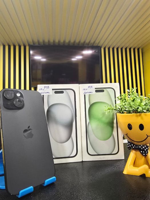 Iphone 15,128гб, 88%,Kaspi0-0-24