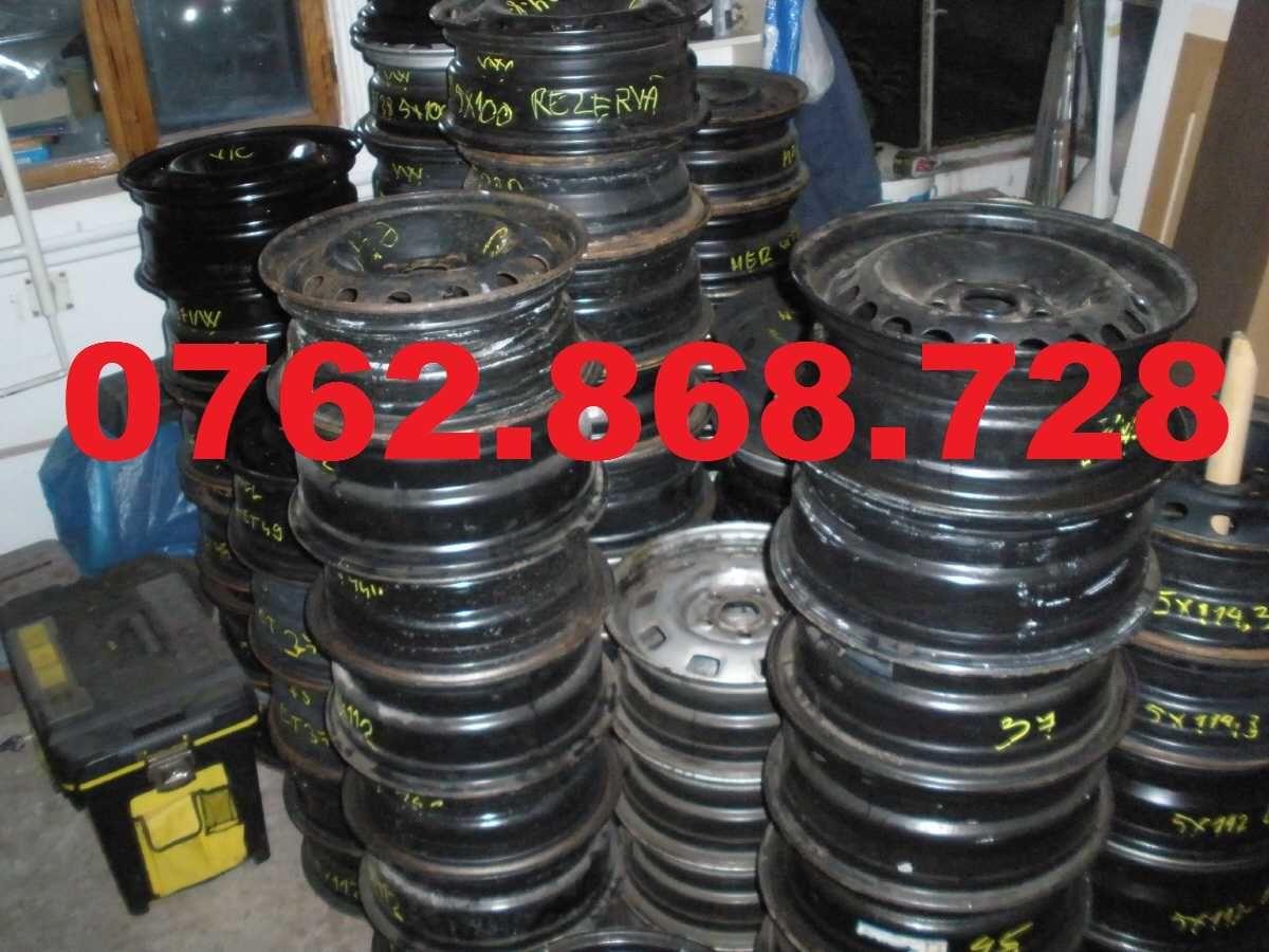 vand 4 jante de tabla pe 15" prindere 5x112 pt vw,seat, skoda ,audi