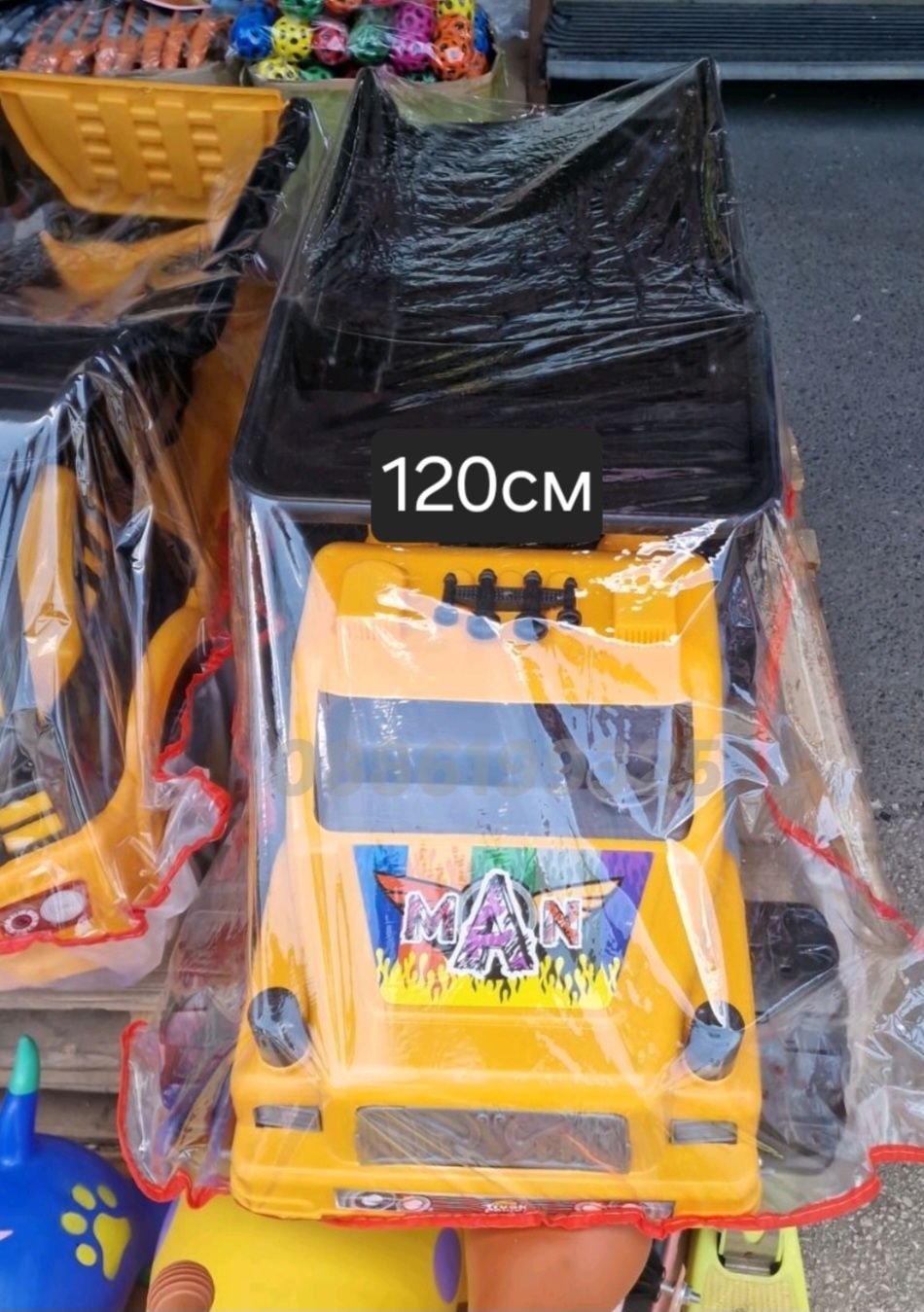 Голям Детски камион Самосвал Mega Mark Truck, 90 см