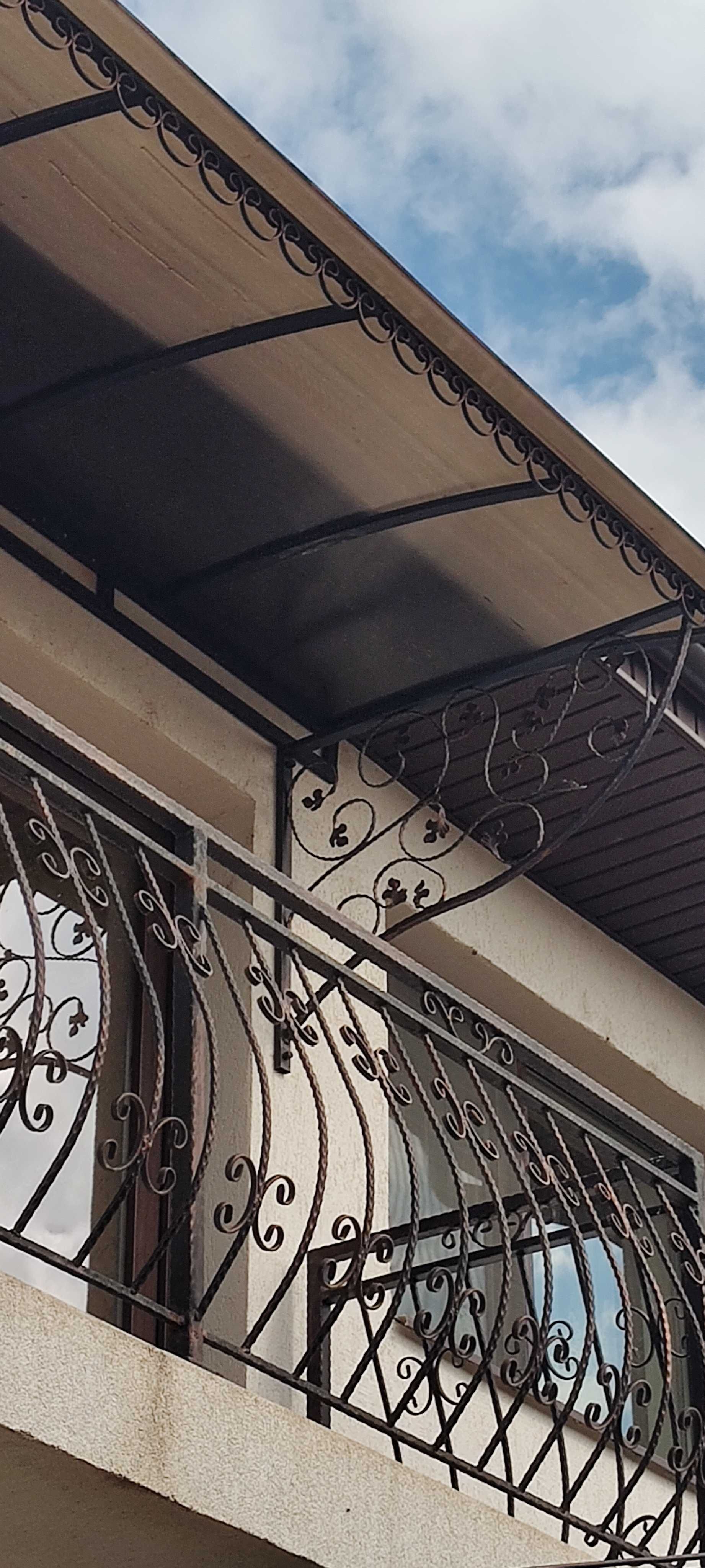 Copertină fier forjat