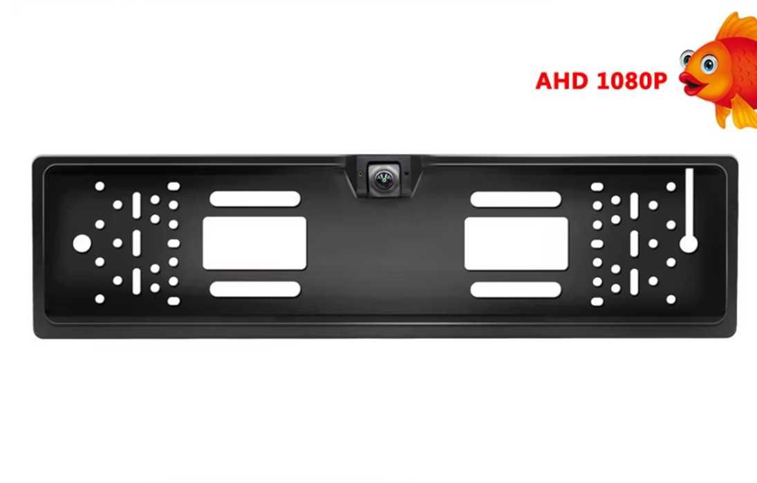 Camera marsarier AHD 1080/ 170 grade pe suport de numar inmatriculare