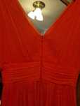 vând rochie CARAMEL  de mătase, mărimea 38, culoarea portocaliu, purta