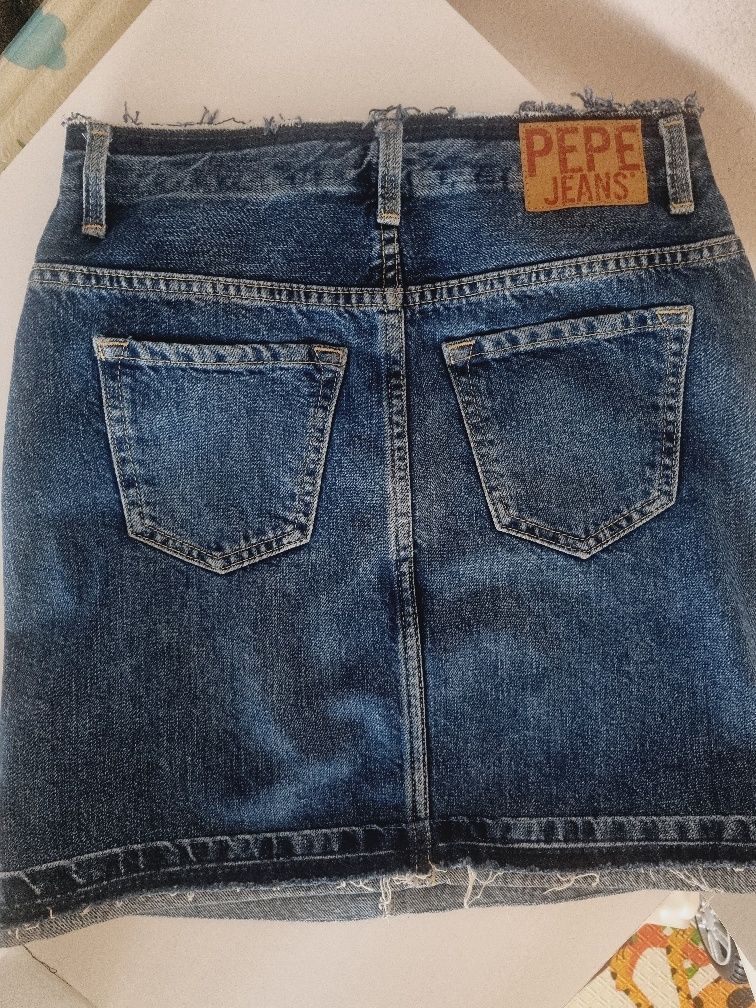 Оригинална дънкова пола pepe jeans