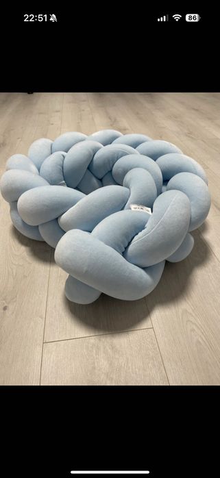 Protectie impletita pentru patut