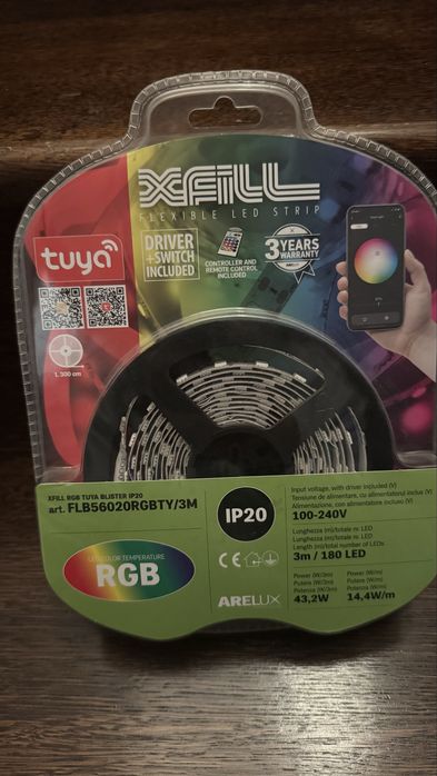 Vand banda led cu telecomada si aplicatie pe telefon