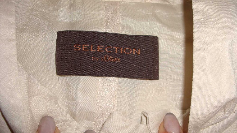 Trench crem alb lăptos XL 42 s.Oliver