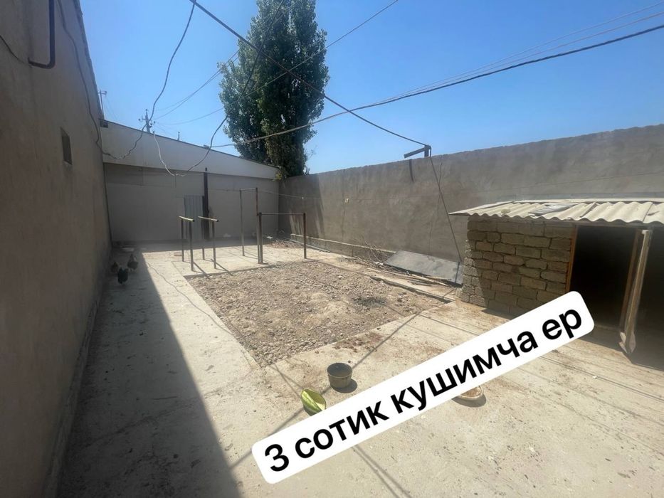 Продаётся 6+3 соток участок Хонобод.