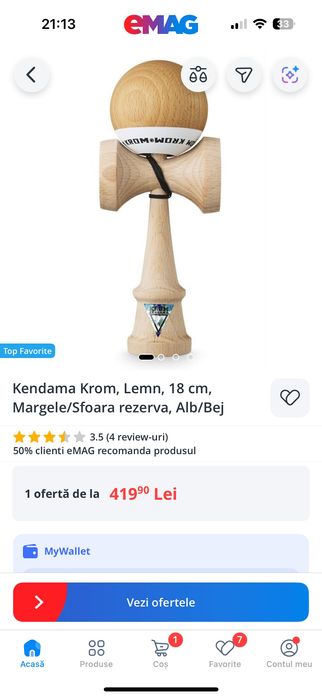 Kendama krom europe