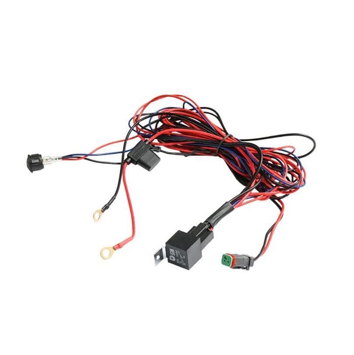 Cablaj cu buton releu si siguranta pentru proiectoare DC 12V/40A Breckner Germany