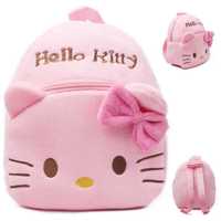 Ghiozdan Hello Kitty pentru copii dintr-un material pufos!