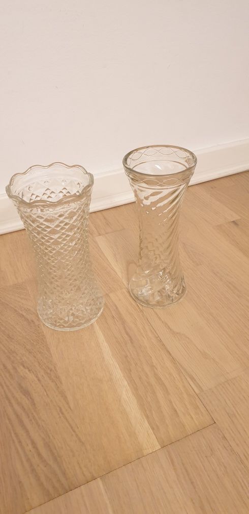 Lot vaze glastre vintage colectie sticla Anglia 1950