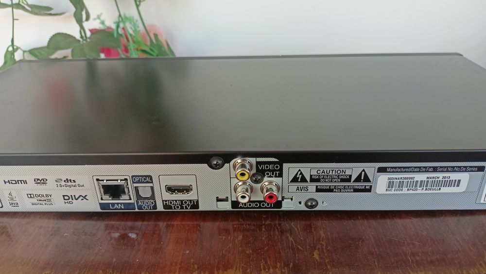 Vand BD Player LG BP420