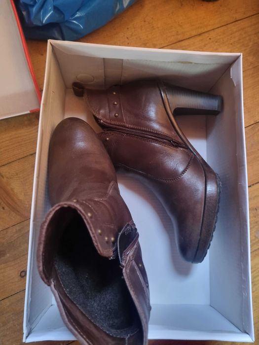 Botine piele naturala