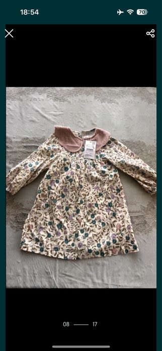 Платье zara новое на 5-6 лет