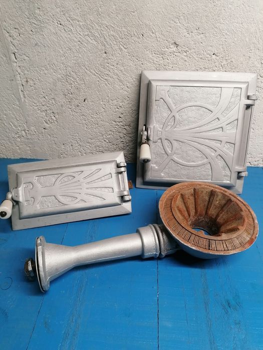 Uși soba teracota și arzator