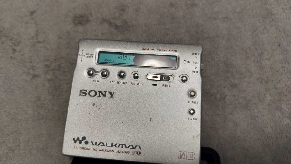 Sony Minidisc Player Recorder Walkman MZ-R900 MD Mini Disc - Mouse -