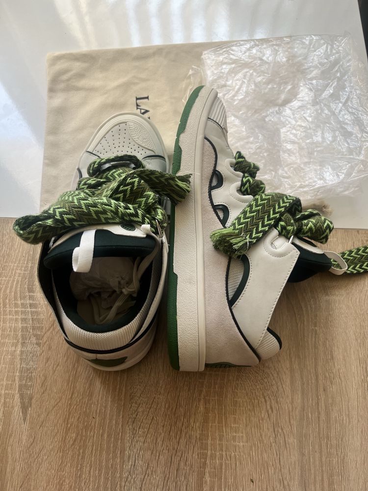 Lanvin Curb White & Green