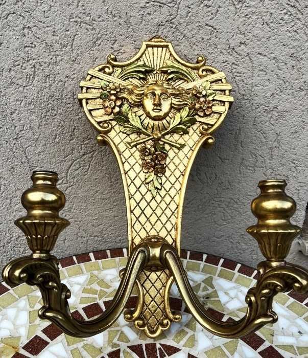Impozant suport lumanari-Franklin Mint-Ludovic al XIV-lea-Franta