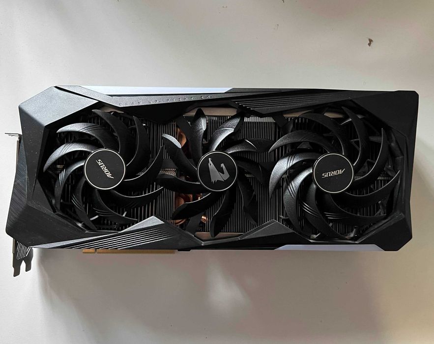 Placa video RTX 3070 Ti Aorus Master 8 GB GDDR6X Cu Display NVIDIA