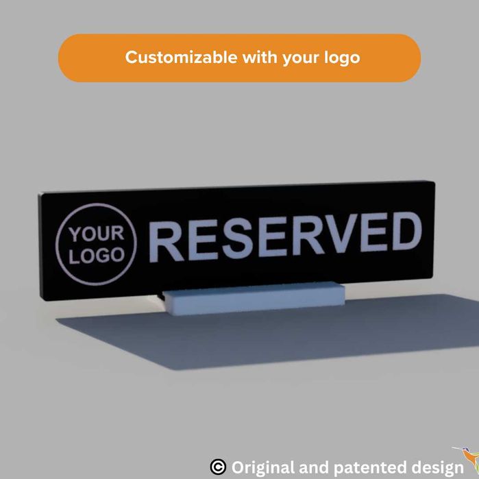 Табелка Резерве с допълнителна информация- Reserved -сватба, ресторант