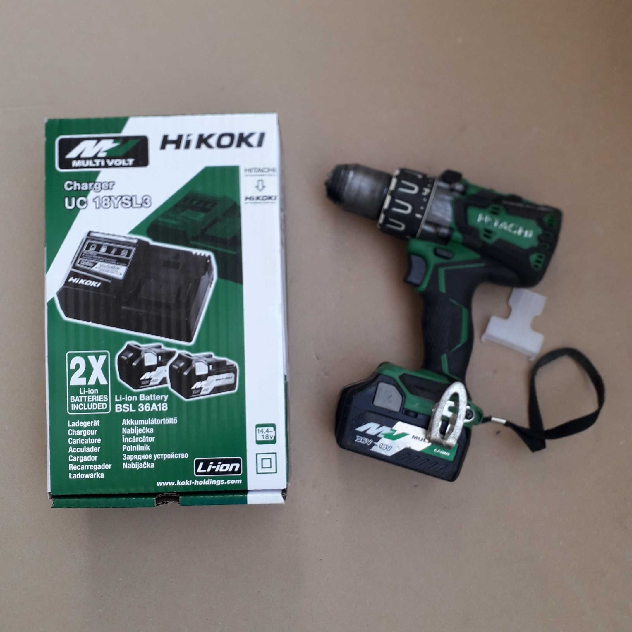 Hitachi Hikoki baterii 36V/18V 2.5/5AH incarcator filetanta DS36DA