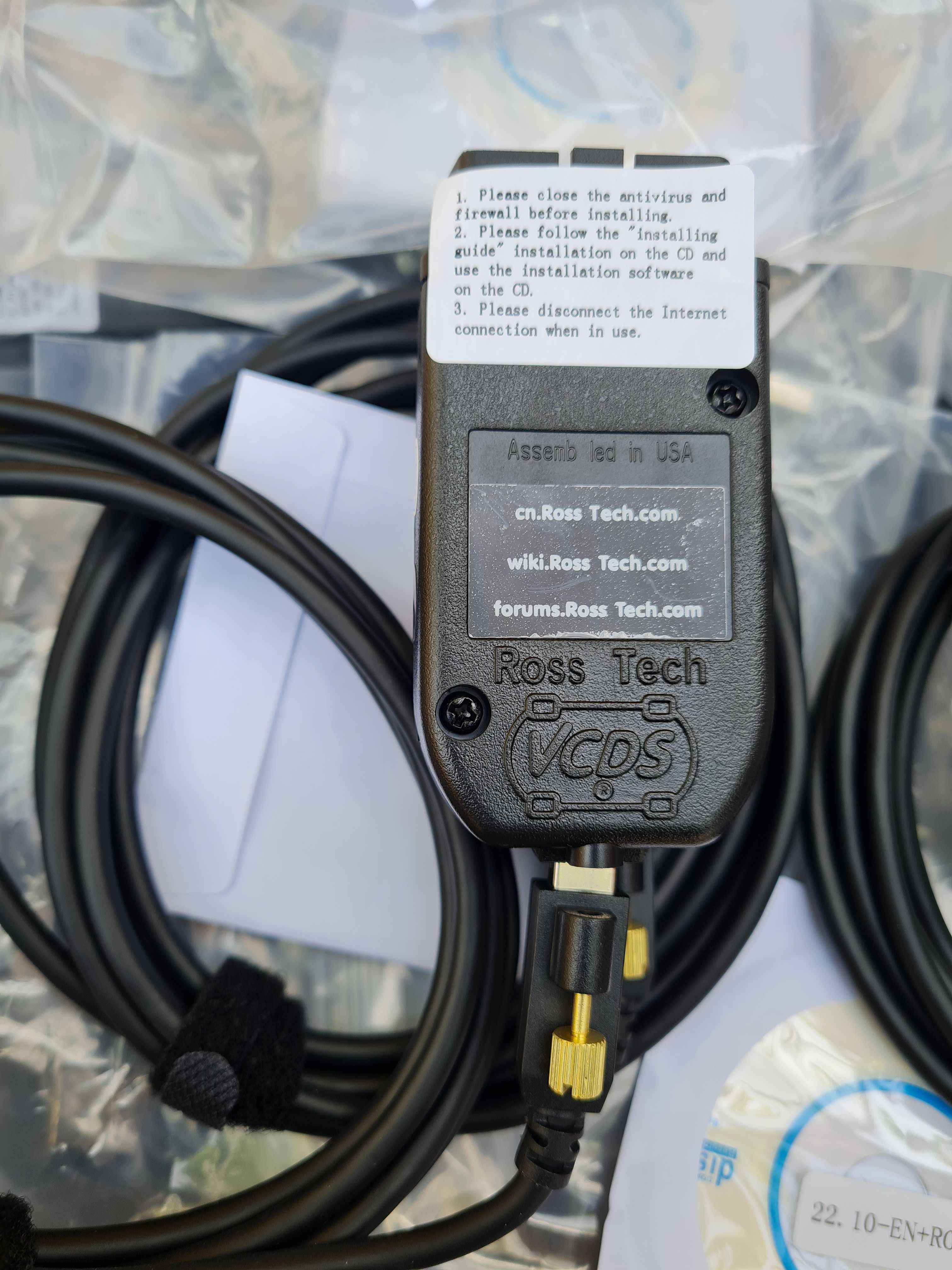 Tester Diagnoza VCDS 23.3.1/24.5 V2 VAG VW/Audi/Skoda VAG COM  100 lei