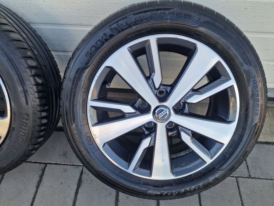 Jante aliaj Nissan Leaf R16 16x6 1/2 J cu cauciuc 205/55 R16