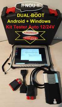 Tester Auto Turisme+Camioane DUAL Launch/Delphi+Tableta PANASONIC FZG1