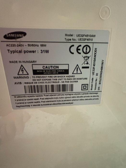 Tv Samsung UE32F4510AW