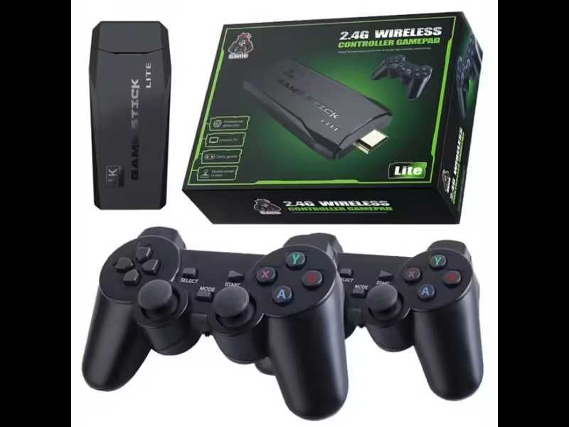 Безжична ретро конзола Game Stick , 10 000 видео игри, 9 емулатора