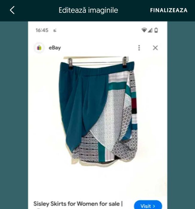 Fusta scurta SISLEY, mărimea S/M