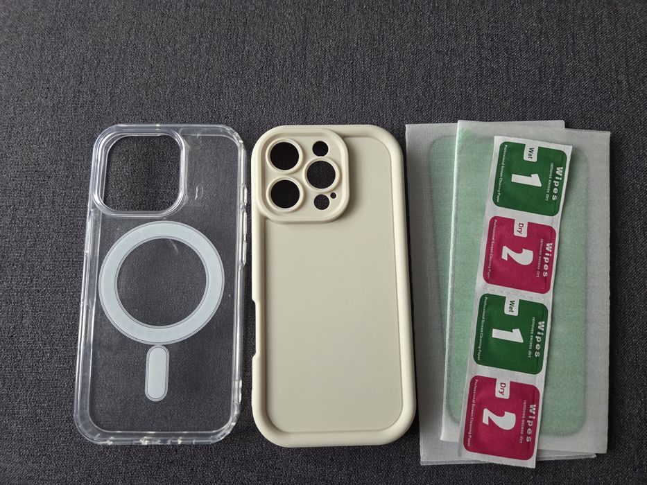 Husa 2buc Iphone 16Pro+ folie sticla
