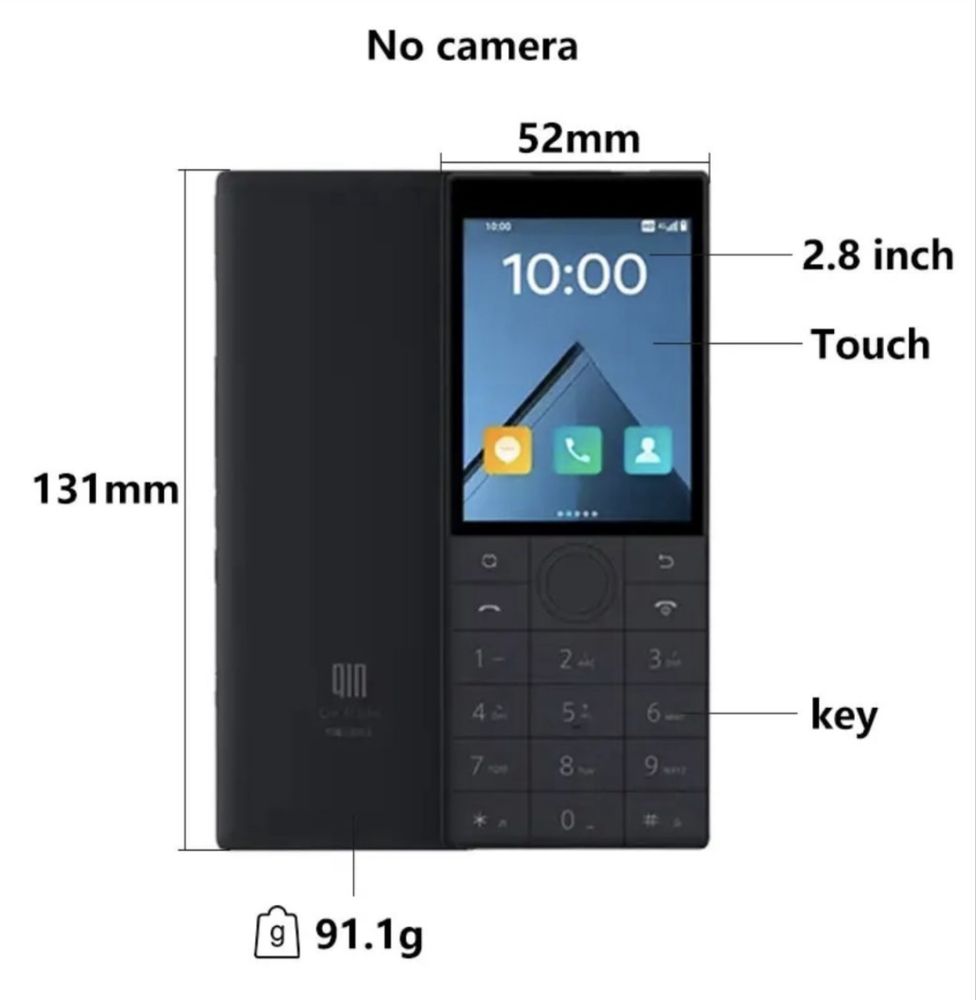 Qin f 22 kamerasi yoq sensirli telefon