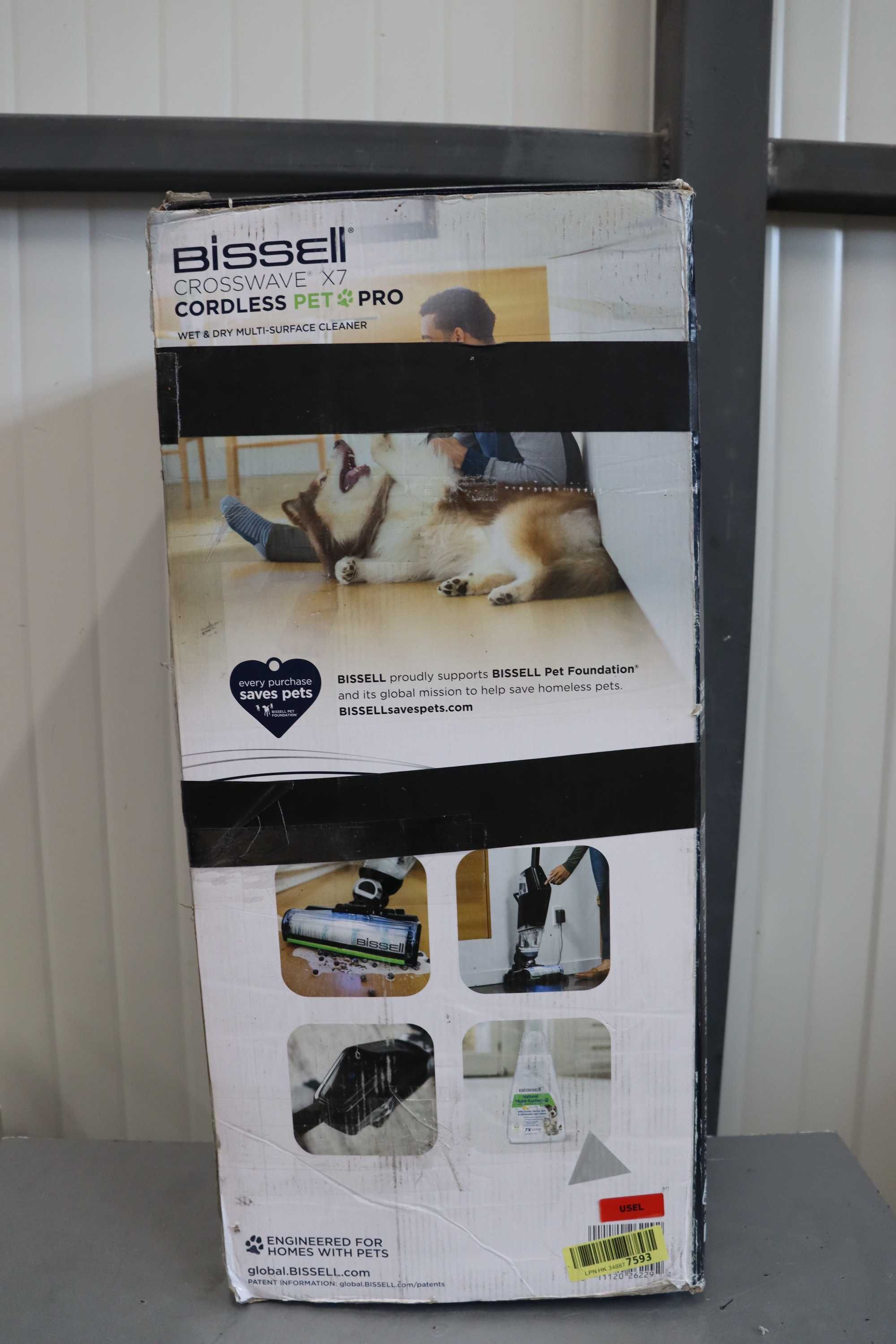 Прахосмукачка, сухо/мокро почистване Bissell CrossWave X7 Cordless Pet