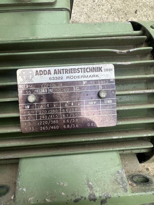 Motor trifazic 1.5 kw