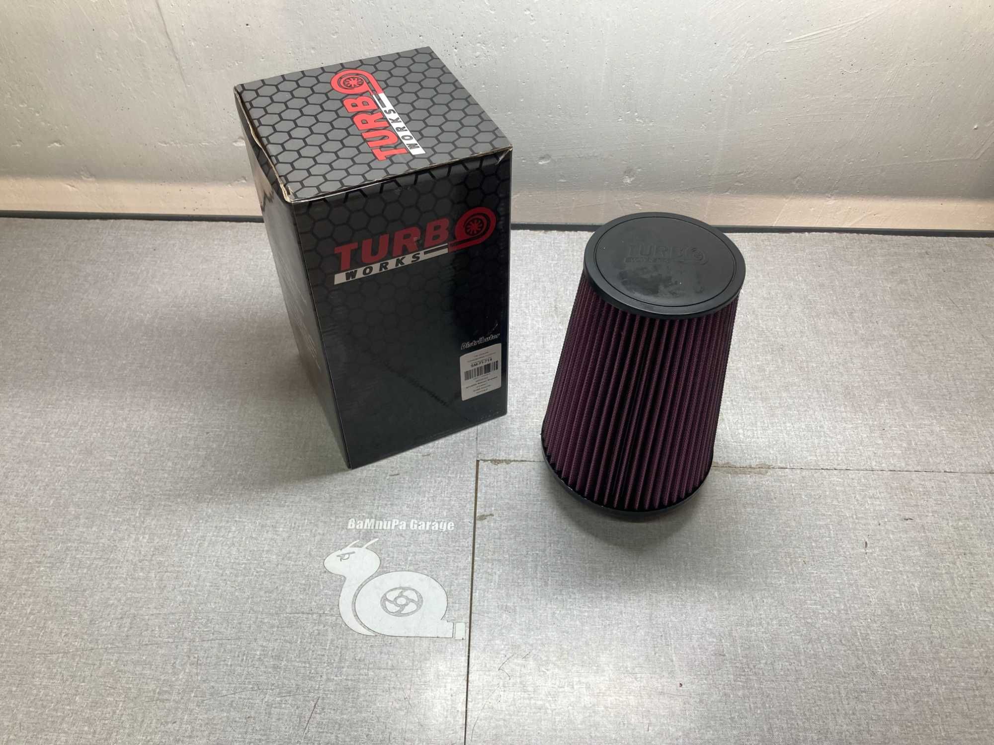 Конусен спортен филтър turboworks 76 89 102mm турбо универсален филтри