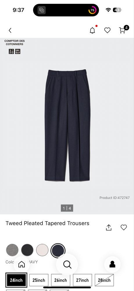 Дамски панталон uniqlo
