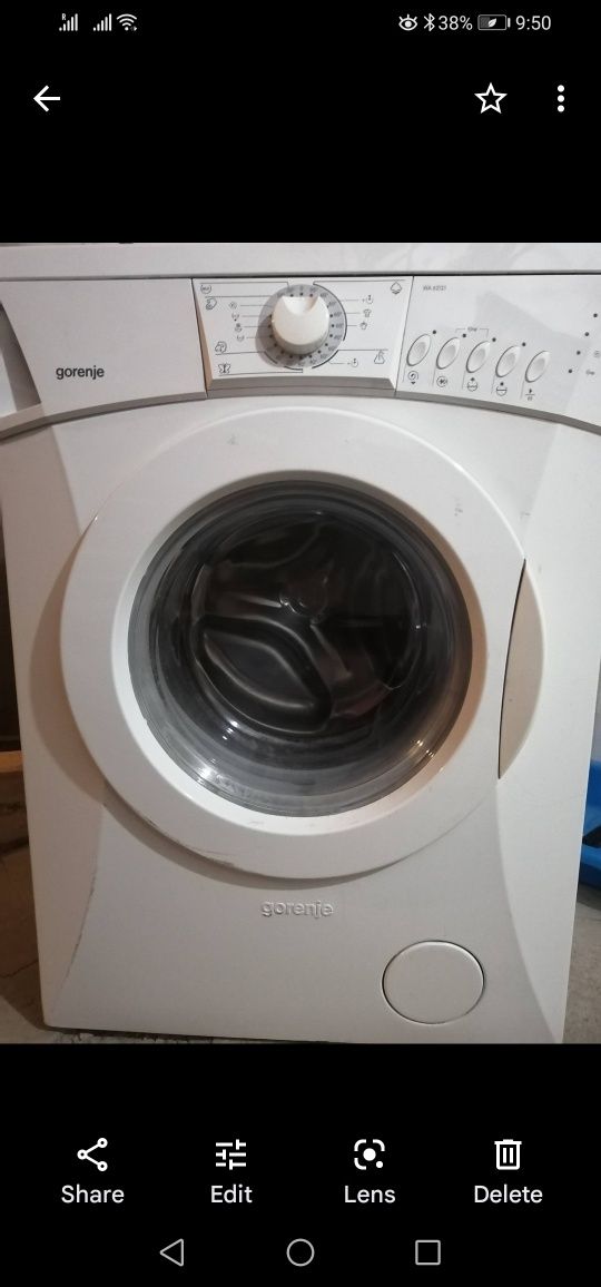 Пералня gorenje Wa 62121 на части.