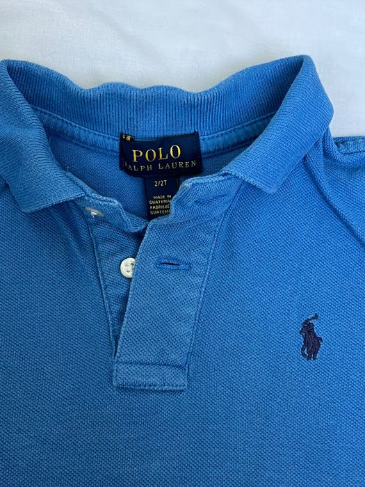 Детска тениска с яка Ralph Lauren