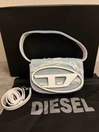 Poșetă/Geantă Diesel 1Dr Logo Plaque Jeans 21cmx14cm