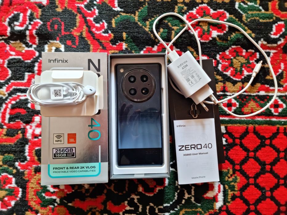 Infinix zero 40. Ram 8+8  Xotira 256 GB .Idealni