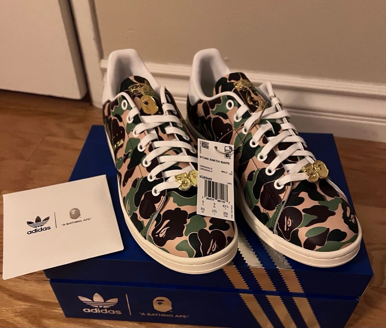 Adidas x bape stan smith