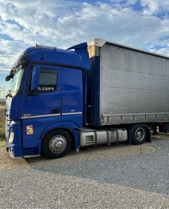 Mercedes Actros mp4 și Remorcă Schmidt
