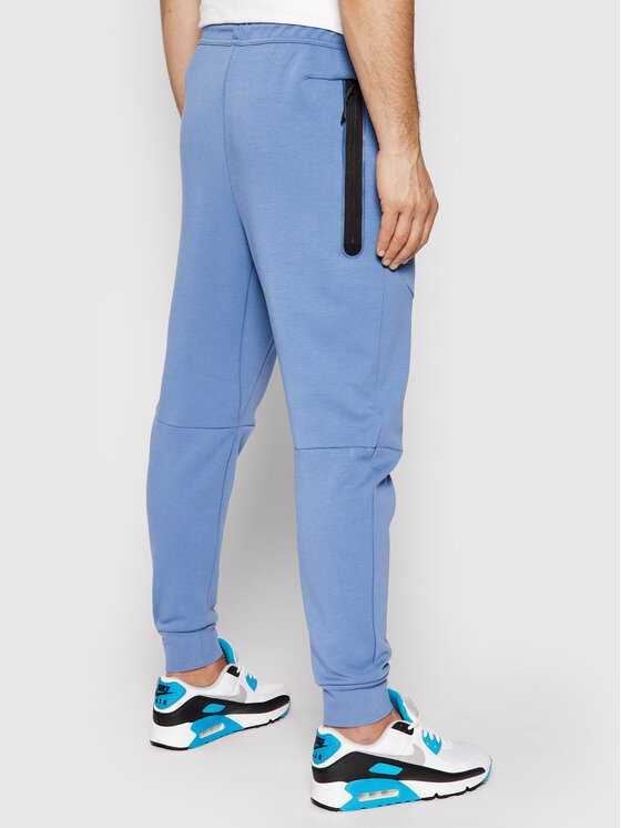 Pantaloni Nike tech  culoare albastru deschis