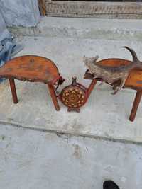 Две  столчета, бъклица  и рог