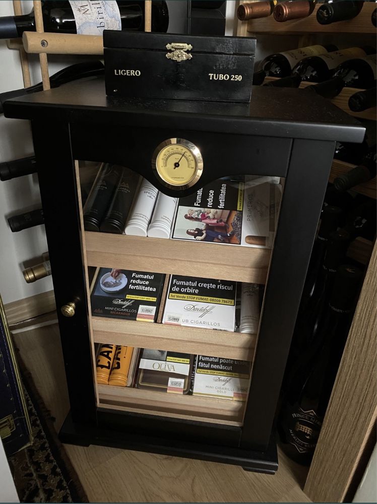 Humidor Andreas Black complet